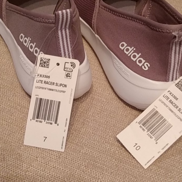 Adidas Women's Lite Racer Slip On Shoe - Picture 6 of 6